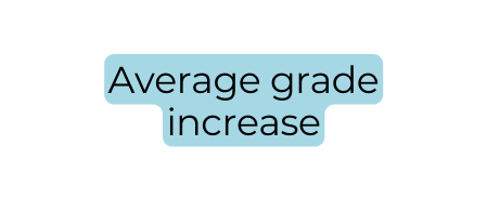 Average grade increase